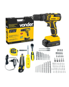 VONDER TALADRO A BATERIA 20V KIT 78 PIEZAS