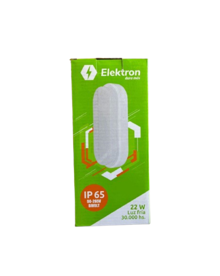 TORTUGA LED ELEKTRON 22W TM-MPS 6400K CAJA BIVOLT 90-265V