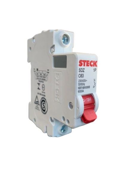 DISYUNTOR SDZ 1X63A 6KAC - STECK