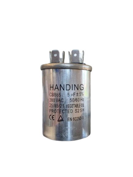 CAP. MARCHA 5 MFD 380 V. METALICO CB