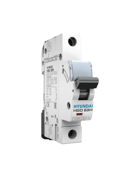 DISYUNTOR TERM DIN 1P 010A 6KA HGD63-N - HYUNDAI