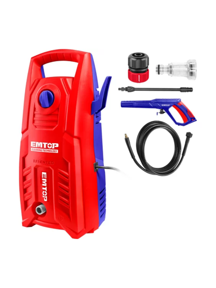 HIDROLAVADORA 1400W 130BAR EMTOP