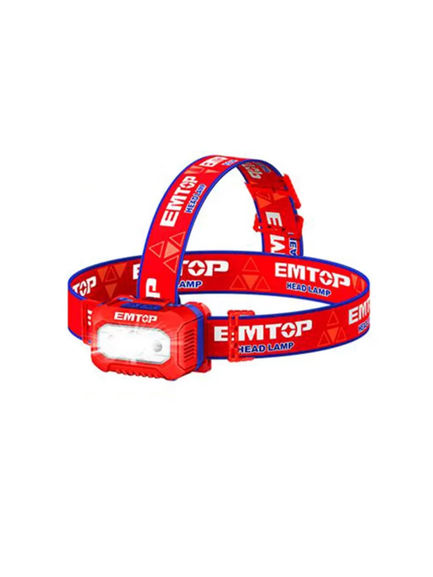 LINTERNA DE CABEZA C/ SENSOR DE MOVIM. 200LUMENS. EMTOP