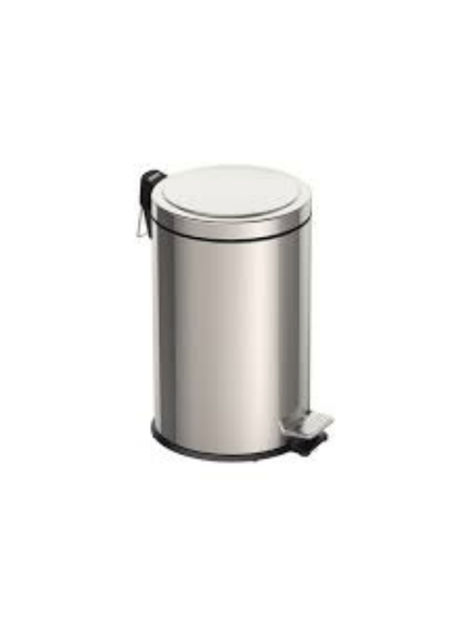 BASURERO INOX CON PEDAL 12LTS - BRASIL X UND