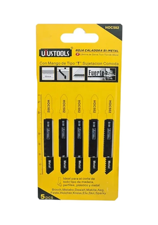 HOJA P/CALADORA  BI/METAL   5PZ UYUS HOC502