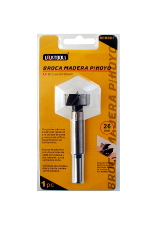 MECHA P/MADERA P/HOYO 26MM UYUS BCM 26H