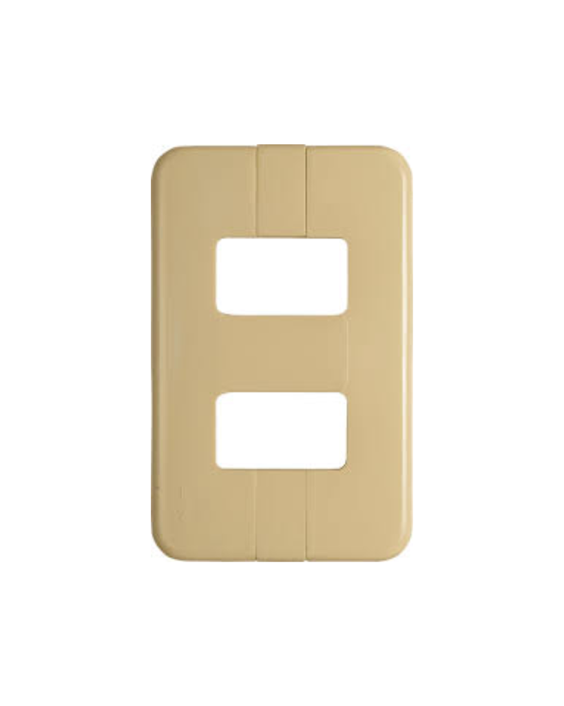 PLACA SEPARADA DE 2 PUNTOS ELEKTRON 10A 250 V