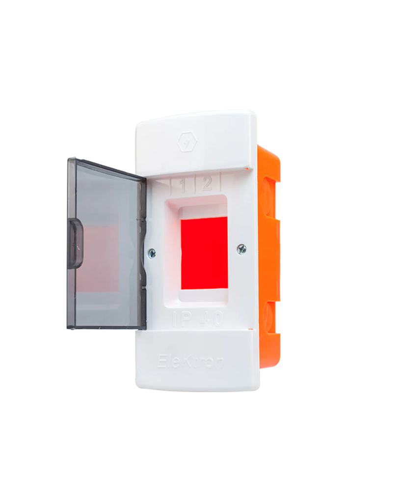 CAJA TABLERO 2 MODULOS EMBUTIDO ELEKTRON