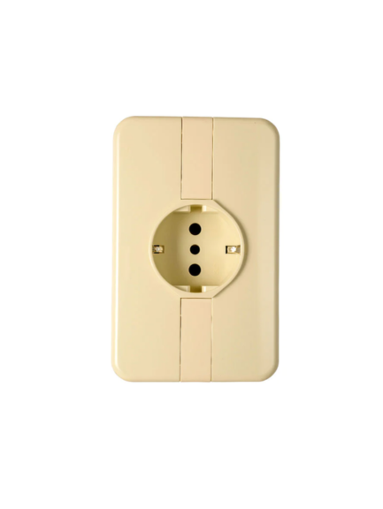 TOMA SHUKO 028F EK 20A 250V EMBUTIDO