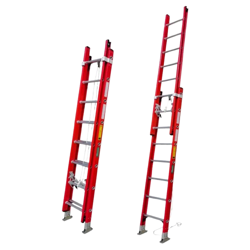 ESCALERA FIBRA FASCY NARANJA 2X08