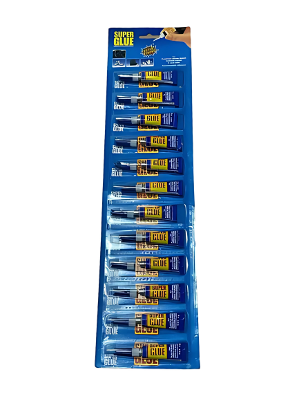 SUPERGLUE x 12 UNIDADES (PEGAMENTO COMUN)