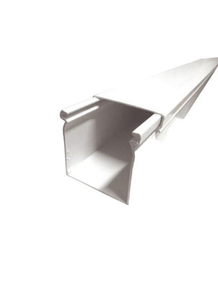 HT CANAL P/ CABLE 27X30MM C/ ADHESIVO BLANCO TIRA 2 MTS - HELLERMANN