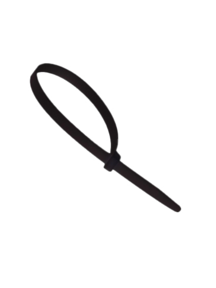 CINTILLO COLLARIN 300x5mm NEGRO X100UND - ARGO