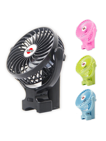 VENTILADOR TOKYO MINI MV10 10CM CARGA POR USB - VETOMV10-N