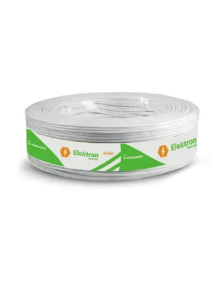 CABLE EK CORDON 2X1MM2 - BLANCO ROLLO 100M