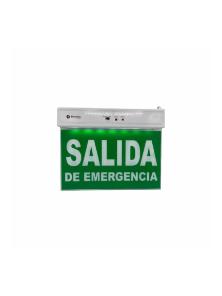 SEÑALETICA SALIDA DE EMERGENCIA 1W BIVOLT - ELEKTRON