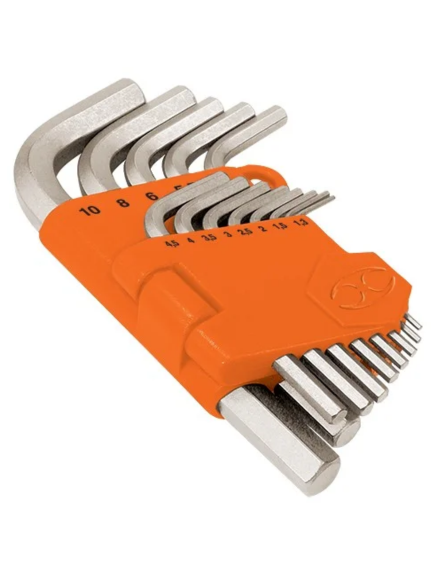 LLAVE ALLEN EN JUEGO 1/16-3/8 (10PZS) T LA015539TR