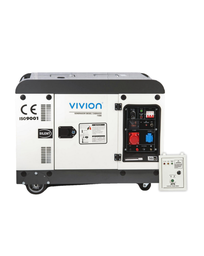 GENERADOR MONOFÁSICO DIESEL 10KVA / ATS MONOFÁSICO VIVION 10KVA