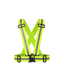 [1660] CHALECO CINTA REFLECTIVO VERDE
