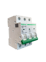 [1146] INTERRUPTOR TERMOMAGNÉTICO ACCESORIABLE ELEKTRON 40A 6KA 3P