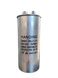 [2361] CAP. MARCHA 100 MFD 380 V. METALICO CB