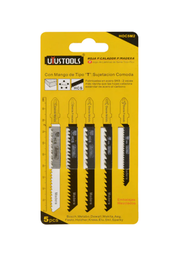 [1718] HOJA P/CALADORA P/MADERA 5PZ HC5M2UYUS