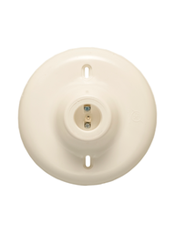 [1213] PORTALAMPARA PLAFON E27 BLANCO ELEKTRON