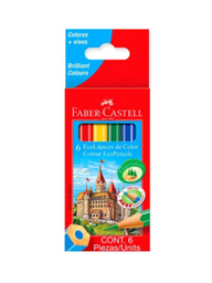 [2162] LAPIZ DE COLOR 6 UNIDADES CHICO FABER