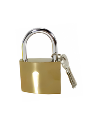 [2035] CANDADO BRONCE PEGASUS 32 MM