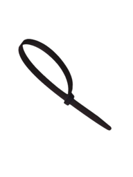 [1034] CINTILLO COLLARIN 300x5mm NEGRO X100UND - ARGO