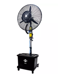 VENTILADOR DE PIE TOKYO FRESH INDUSTRIAL 26 C/HUMIDIFICADOR OPCIONAL 3VEL - VETOKPIH26R-AR