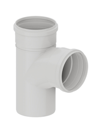 [7384] TEE P/ DESAGUE DN50 FORTLEV LA11250501