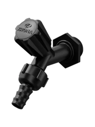 [3507] CANILLA PLASTICA NEGRO 1/2 KRONA