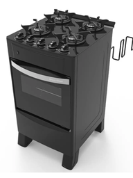 COCINA A GAS TOKYO BRAVO GLASS NEGRO 4H C/ENCENDIDO HORNO 50 LTS LIMPIA FACIL